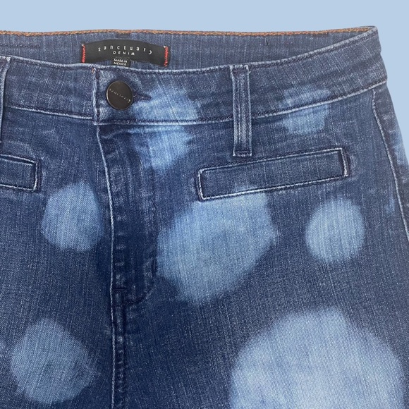 Bleached high Waisted Boot Cut Jeans - Picture 7 of 8